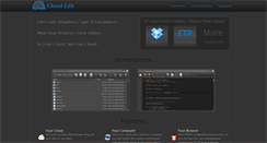 Desktop Screenshot of cloud-edit.com